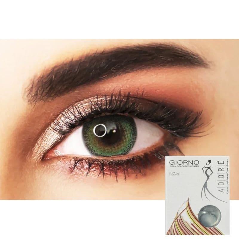 ادور عدسات جيورنو اخضر يومية - 2 عدسة