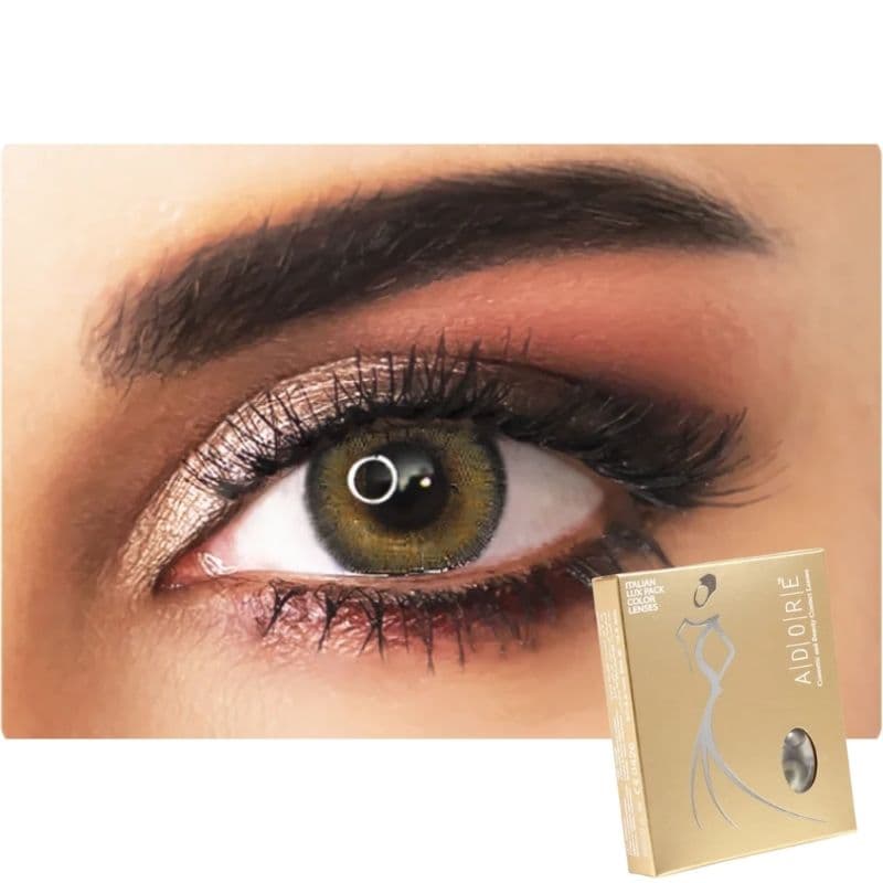 ادور عدسات باي تون عسلي شهرية - 2 عدسة