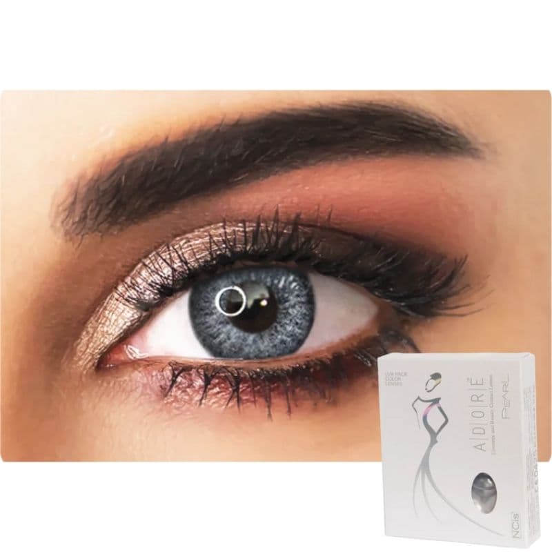 ادور عدسات بيرل رمادي شهرية - 2 عدسة