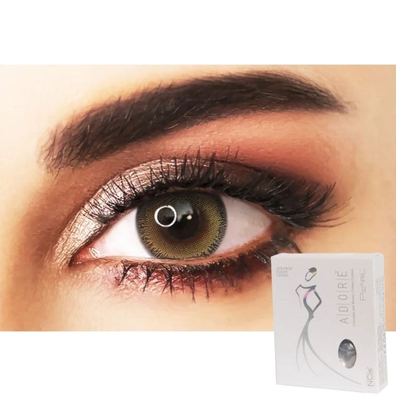 ادور عدسات بيرل اصفر شهرية - 2 عدسة