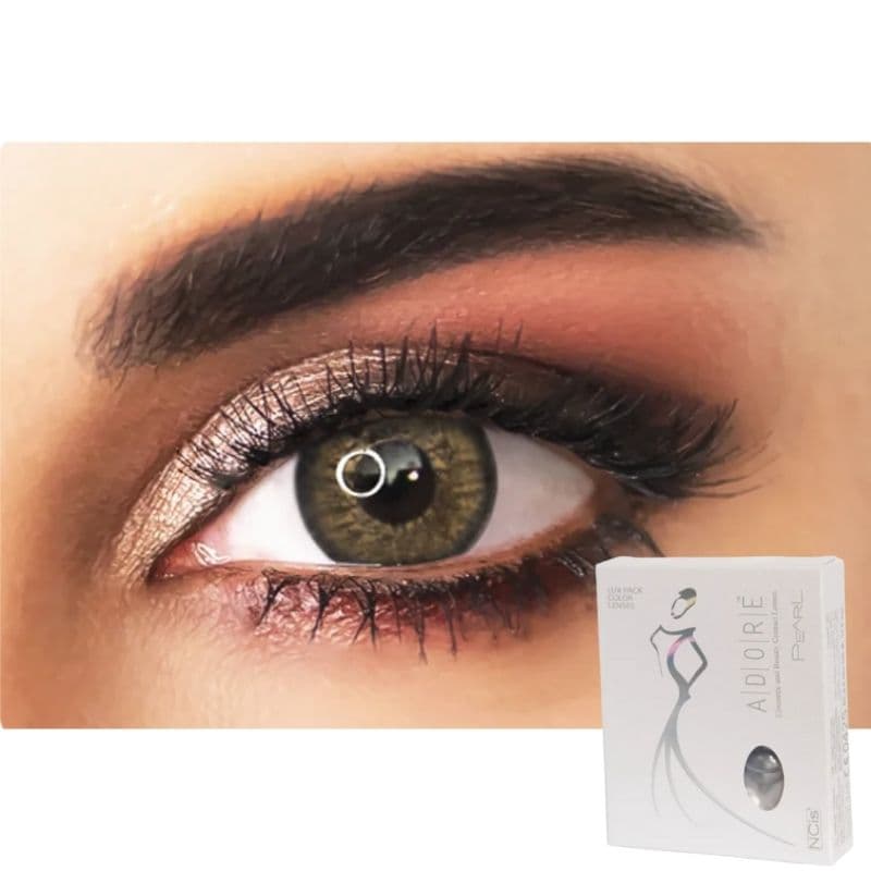 ادور عدسات بيرل عسلي شهرية - 2 عدسة