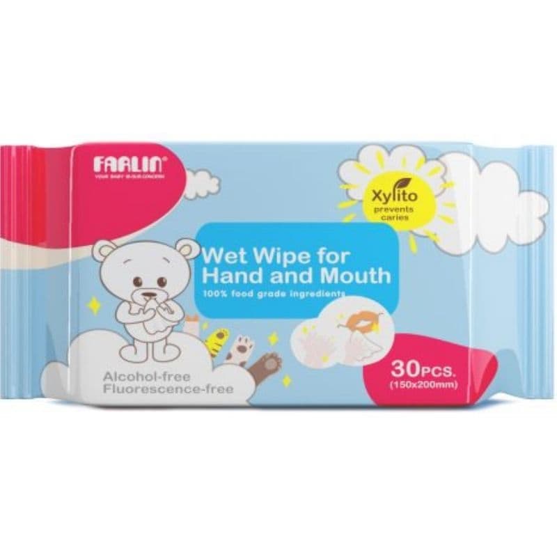 FARLIN Baby Hand & Mouth Wet Wipe - 30 Pieces DT-009