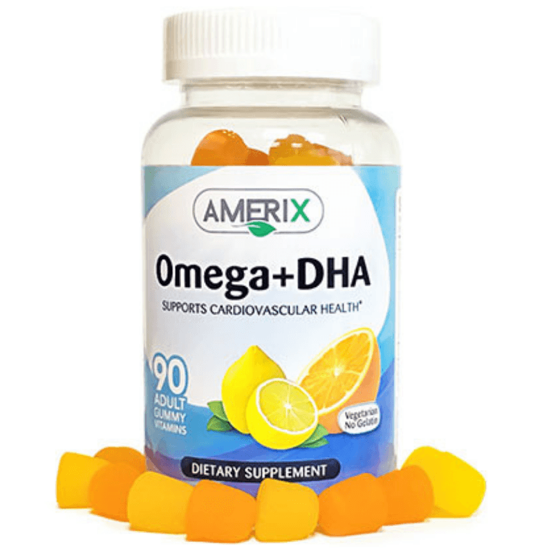 AMERIX Omega + DHA Adult Gummy - 90 Pieces