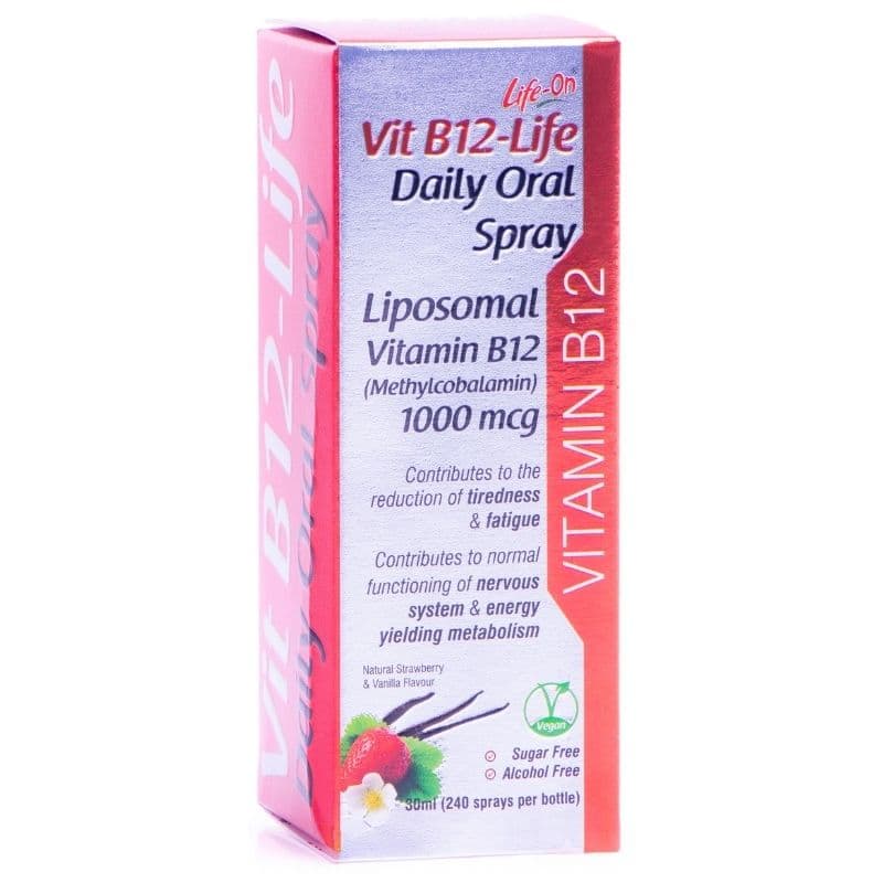 لايف اون بخاخ فيتامين ب12 الليبوزومي 1000 ميكروجرام - 30مل