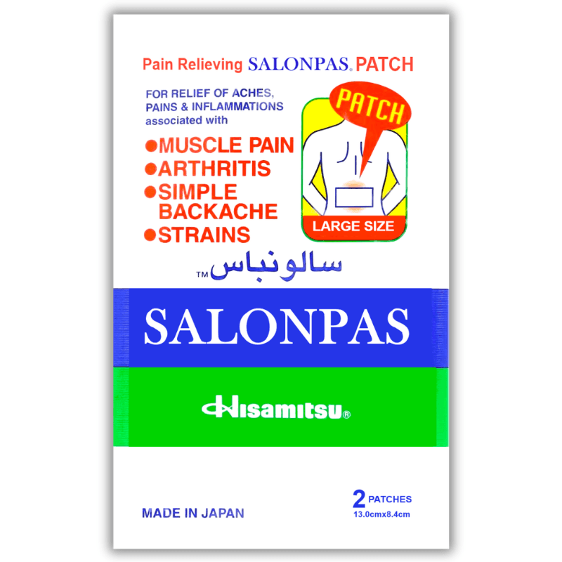 SALONPAS 13x8.4cm Pain Relieving Patch - 1X2Patches