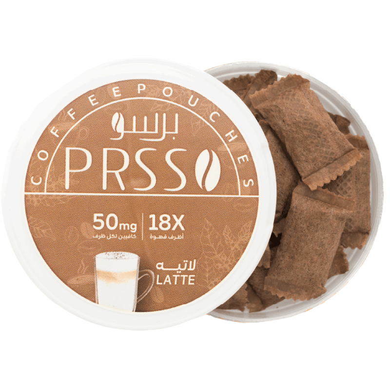 بريسو أظرف قهوة لاتيه - 18 ظرفًا