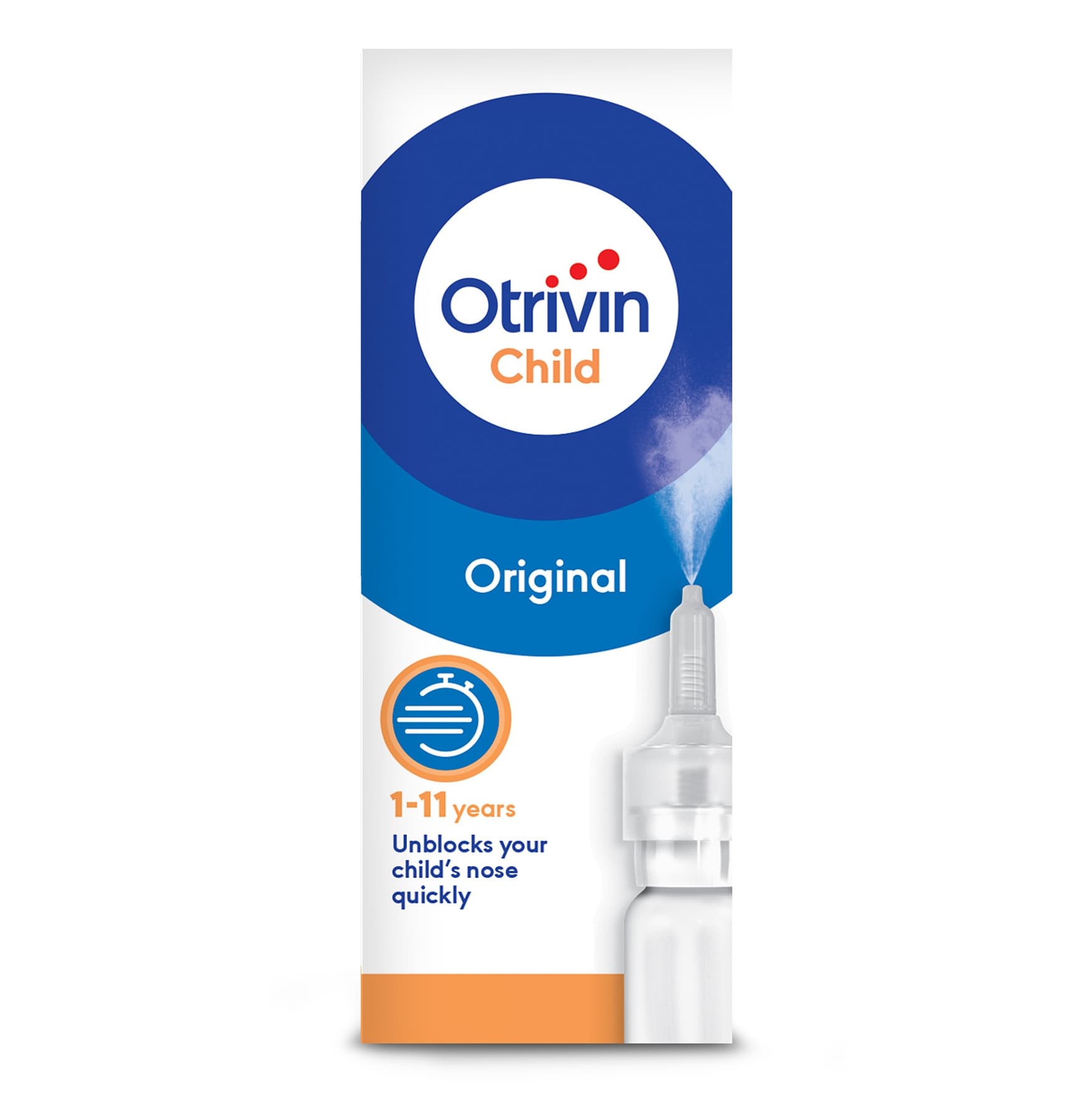 OTRIVIN Children 0.05% Xylometazoline - 10ml Nasal Spray