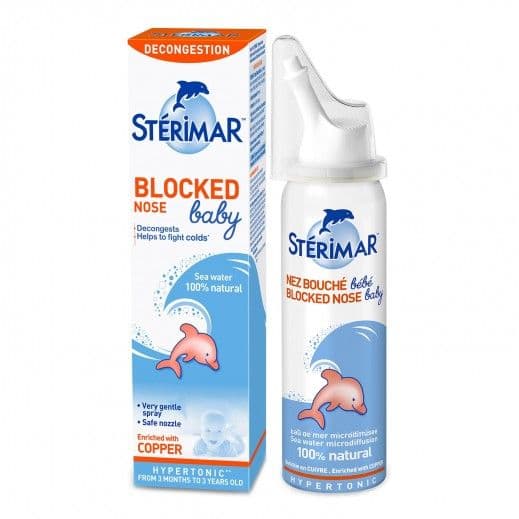 STERIMAR Baby Blocked Nose Hypertonic Nasal Spray - 50ml - PL050