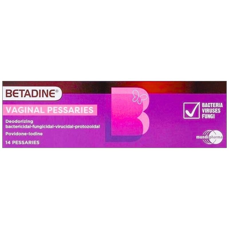 BETADINE Vaginal Pessaries - 14 Pessaries