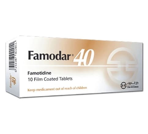 FAMODAR 40mg Famotidine - 10 Tablets